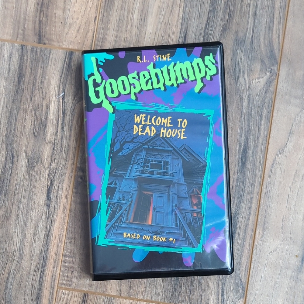 Goosebumps "Welcome to Dead House" VHS - Black/Green/Purple